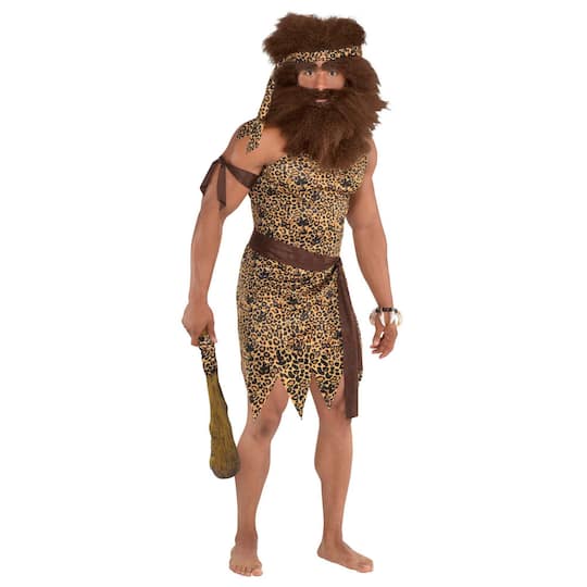 Caveman Tunic Adult Standard Costume Kit